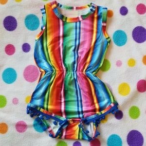 Baby Girl Serape Romper